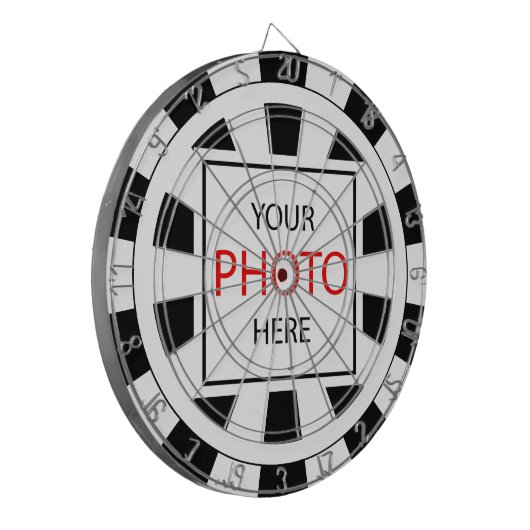 Ihr Foto hier - Personalisiert, markenspezifisch / Dartscheibe (Vorderseite Links)