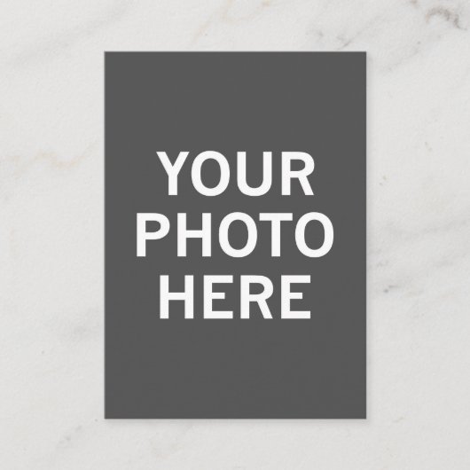 Ihr Foto hier Platzkarte (Vorderseite)