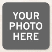Ihr Foto hier Rechteckiger Pappuntersetzer (Vorderseite)