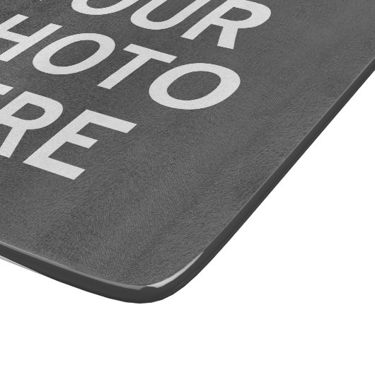 Ihr Foto hier Schneidebrett (Ecke)