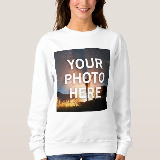 Ihr Foto hier Sweatshirt (Vorderseite)