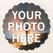 Ihr Foto hier Untersetzer (Vorderseite)