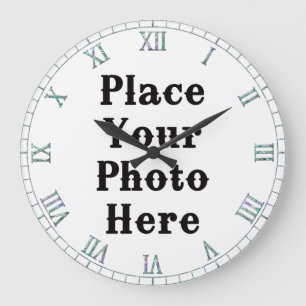 Ihr Foto hier Wall Clock Große Wanduhr