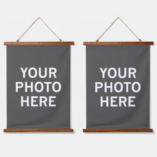 Ihr Foto hier Wandteppich Mit Holzrahmen (Doppelt)