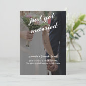 Ihr Foto Hintergrund Einladung (Stehend Vorderseite)