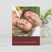 Ihr Foto Hochzeit Einladung - Ich heirate meinen F (Stehend Vorderseite)