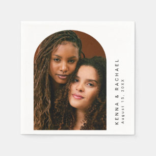 Ihr Foto Hochzeit zwei Brides LGBTQ Serviette