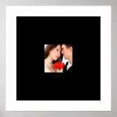 Ihr Foto Hochzeitplakat Poster (Vorne)