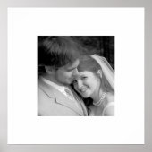 Ihr Foto Hochzeitplakat Poster (Vorne)
