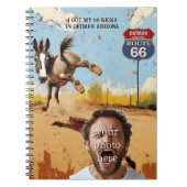 Ihr Foto, Hol deine Kicks, Haferflocken arizona, E Notizblock (Vorderseite)