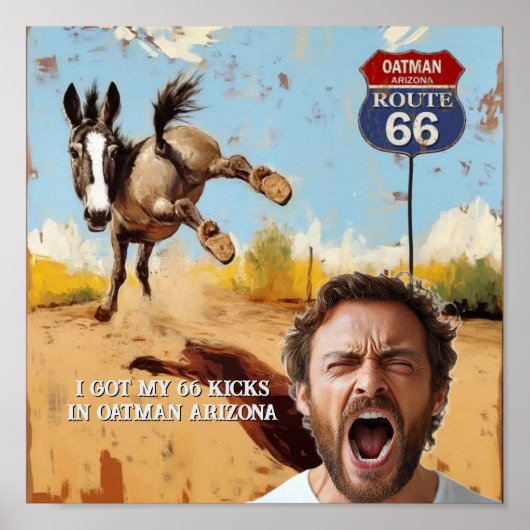 Ihr Foto, Hol deine Kicks, Haferflocken arizona, E Poster (Vorne)