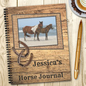 Ihr Foto Horse Spiral Notebook Notizblock