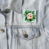 Ihr Foto in benutzerdefinierten Palm-Leaf-Rahmen-S Button (Beispiel)