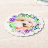 Ihr Foto in Blume Frame Untersetzer (angewinkelt)