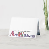 Ihr Foto in C6 Karte (Rückseite)