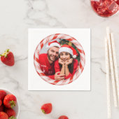 IHR Foto in einem Candy-Frame-Papierservietten Serviette (Beispiel)