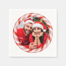 IHR Foto in einem Candy-Frame-Papierservietten