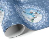 IHR Foto in elegantem Rahmen, benutzerdefiniertes  Geschenkpapier (Rolleneckpunkt)