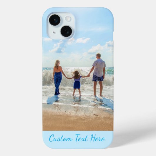 Ihr Foto iPhone Case Geschenk mit benutzerdefinier (Rückseite)