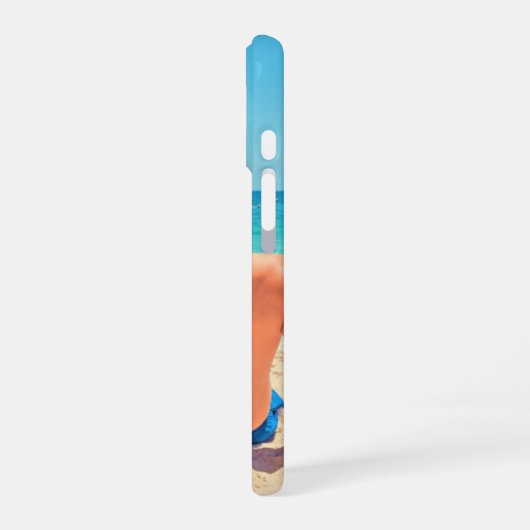 Ihr Foto iPhone-Gehäuse mit benutzerdefiniertem Te iPhone 16 Hülle (Linke Seite)