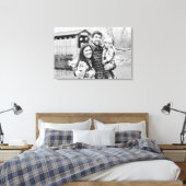 Ihr Foto ist mit Canvas überzogen Leinwanddruck (Insitu (Schlafzimmer))