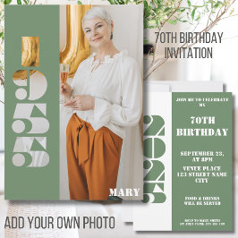 Ihr Foto Jahr 1955 70. Geburtstag Einladung