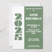 Ihr Foto Jahr 1965 60. Geburtstag Einladung (Rückseite)