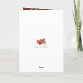 IHR FOTO Kariertes Wald Antler Weihnachten (Rückseite)