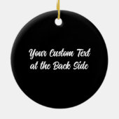 Ihr Foto Keramik Ornament (Hinten)