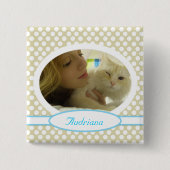 Ihr Foto-Knopf Button (Vorderseite)