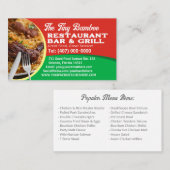 Ihr Foto Koch Cook Restaurant Catering Services Visitenkarte (Vorne/Hinten)