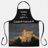 Ihr Foto, König des Grills, Name Schürze (Vorderseite)