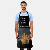 Ihr Foto, König des Grills, Name Schürze (Getragen)
