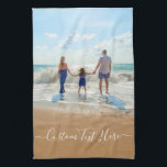 Ihr Foto Küchentuch mit individuellem Text<br><div class="desc">Handtuch für Foto und Text - Einzigartiges Design - Personalisierte Handtücher / Handtücher / Geschenk - Text und Foto hinzufügen - Umgestalten und verschieben Sie Elemente mit dem Anpassungs-Tool ! Wählen Sie Schriftart / Größe / Farbe! Viel Glück - Seien Sie glücklich :)</div>