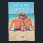 Ihr Foto Küchentuch mit individuellem Text<br><div class="desc">Handtücher - Eigenes Design - Spezial - Personalisierte Foto-/ Friends- oder Handtuchgeschenke - Hinzufügen von Text und Foto - Vergrössern und verschieben oder entfernen /hinzufügen - Bild / Bild mit Anpassungswerkzeug. Wählen Sie / fügen Sie Ihren Lieblings-Schriftart / Farbe / Größe! Sie können dieses Design auf mehr als 1000 Zazzle-Produkte...</div>