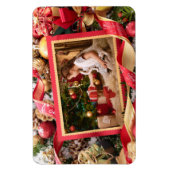 IHR FOTO, kundenspezifischer Weihnachtsmagnet Magnet (Vertikal)