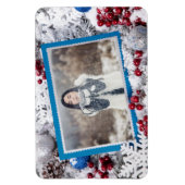 IHR FOTO, kundenspezifischer Weihnachtsmagnet Magnet (Vertikal)