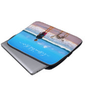 Ihr Foto Laptop-Sieb mit benutzerdefiniertem Text Laptopschutzhülle (Vorne Knopf)