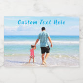 Ihr Foto Lebensmittel- oder Flaschenkennzeichnunge Lebensmitteletikett (Einzelnes Label)