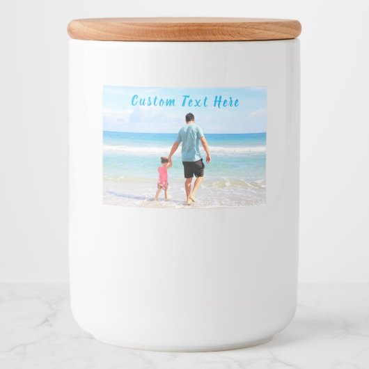 Ihr Foto Lebensmittel- oder Flaschenkennzeichnunge Lebensmitteletikett (Vorderseite)