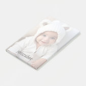 Ihr Foto leuchtet automatisch im Hintergrund Post-it Klebezettel (angewinkelt)