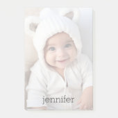 Ihr Foto leuchtet automatisch im Hintergrund Post-it Klebezettel (Vorderseite)