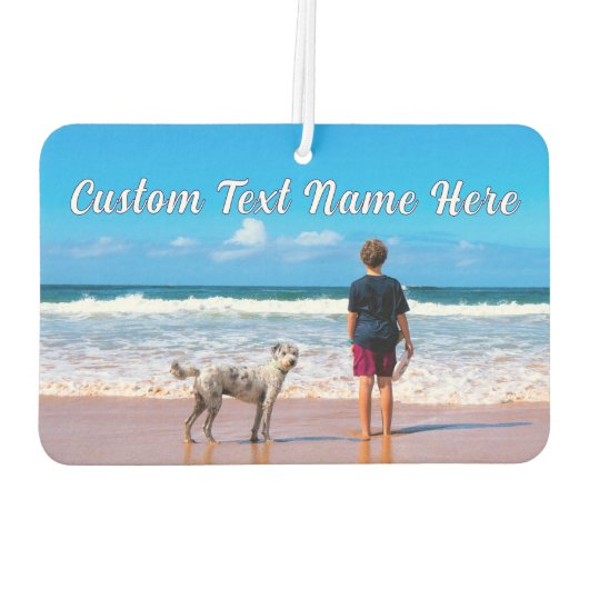 Ihr Foto-Luftkühler mit benutzerdefiniertem Text Autolufterfrischer (Rückseite)