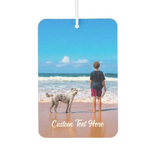 Ihr Foto-Luftkühler mit benutzerdefiniertem Text Autolufterfrischer (Vorderseite)