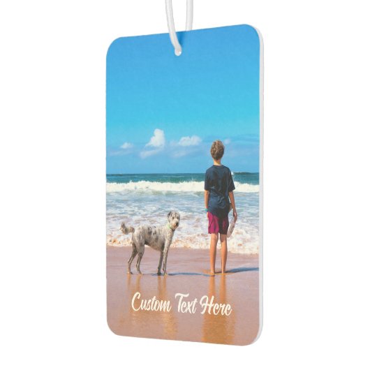 Ihr Foto-Luftkühler mit benutzerdefiniertem Text Autolufterfrischer (Links)