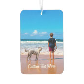 Ihr Foto-Luftkühler mit benutzerdefiniertem Text Autolufterfrischer (Rückseite)