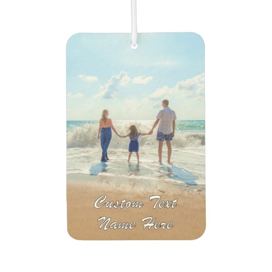 Ihr Foto-Luftkühler mit benutzerdefinierten Textna Autolufterfrischer (Vorderseite)