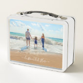 Ihr Foto Metal Lunch Box mit benutzerdefiniertem T (Rückseite)