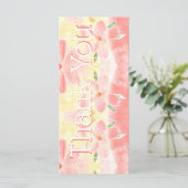 Ihr Foto mit Aquarellblumen (Stehend Vorderseite)