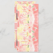 Ihr Foto mit Aquarellblumen (Vorne/Hinten)